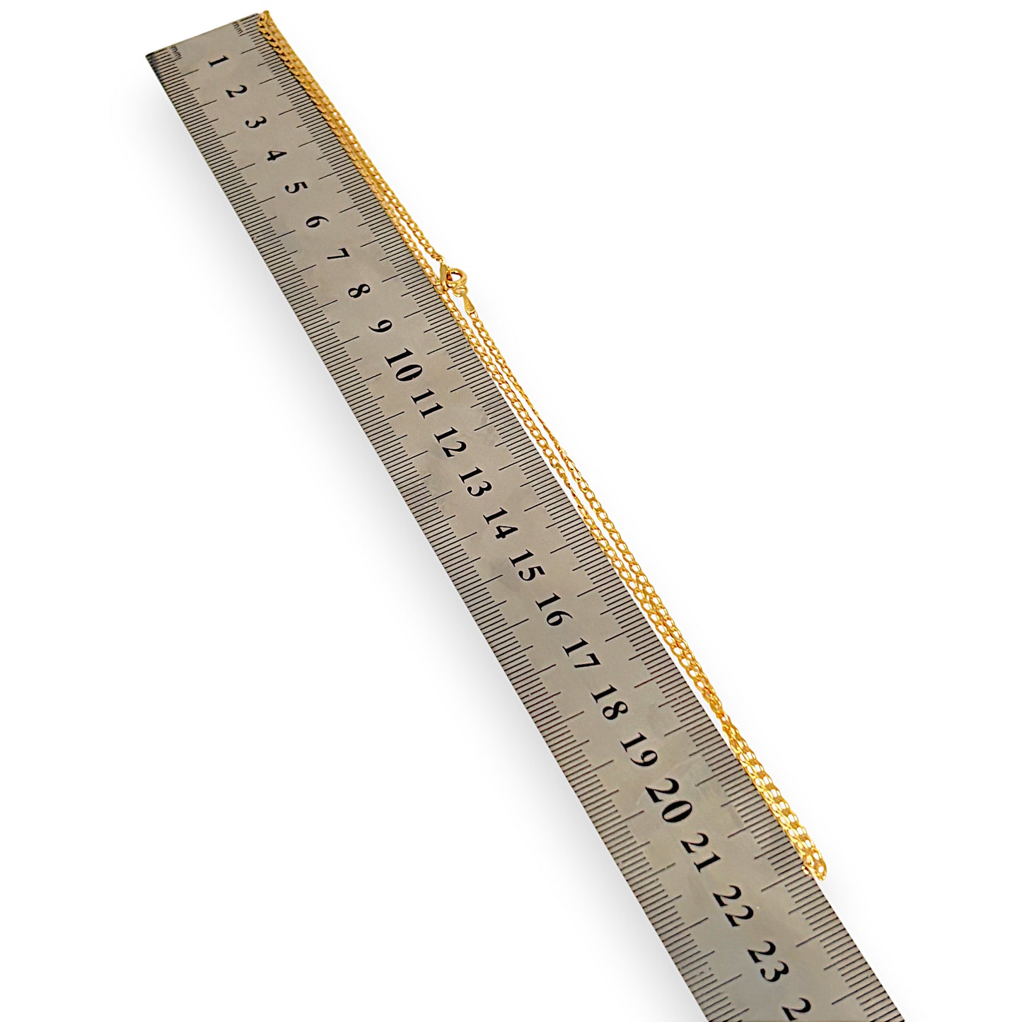 GOLD DEAL | 9K Gold As New 44cm Velvet Curb Chain
