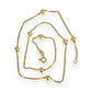 GOLD DEAL | 18ct (18K) Gold 40cm Solid Moon Cut Bead Chain