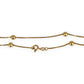 GOLD DEAL | 18ct (18K) Gold 40cm Solid Moon Cut Bead Chain