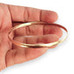 GOLD DEAL | 9ct Gold Lightweight Slim Bangle Inner Diameter 71.4mm