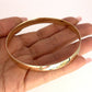 GOLD DEAL | 9ct (9K) Gold Refurbished Elemental Plain Solid Bangle Valuation $3,550