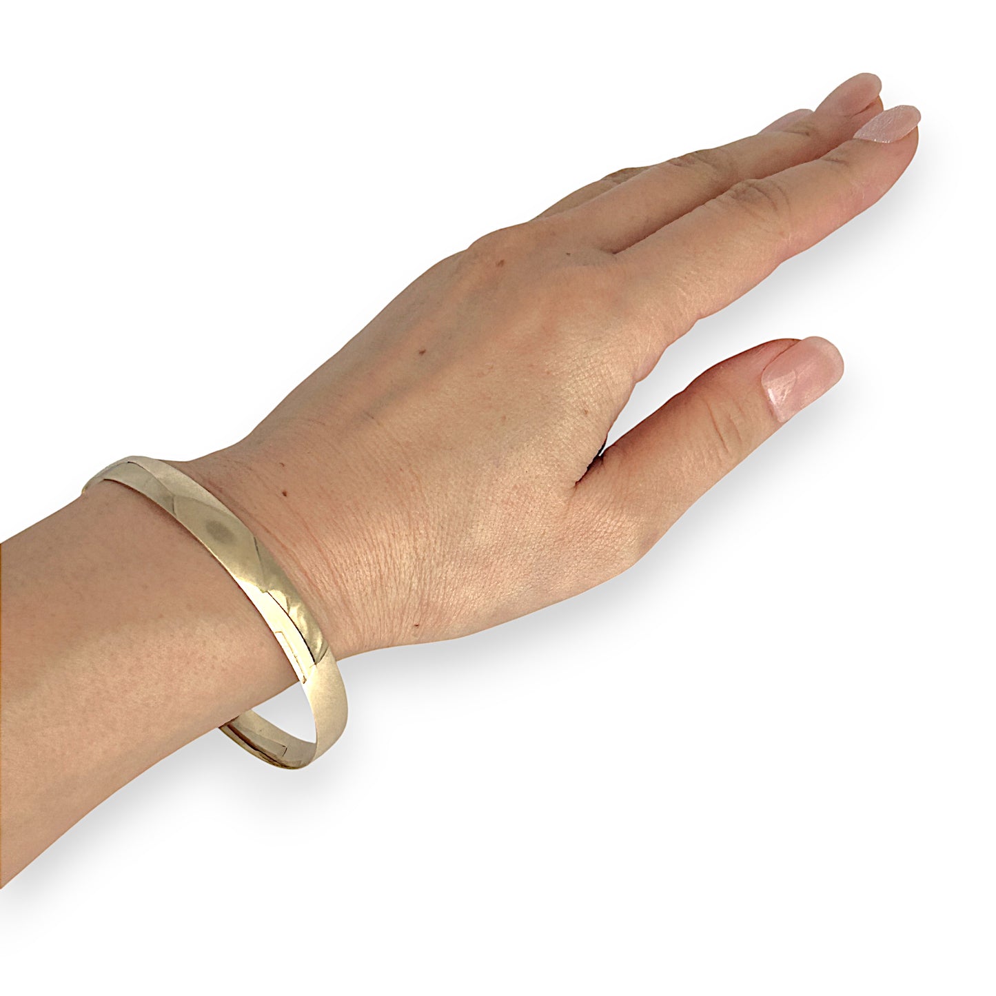 SALE | 9K Gold Timeless Torque Plain Solid Dense Bangle. R # 788