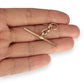 GOLD DEAL | 10K Gold Classic MICHEAL HILL - T Bar Pendant