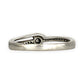GOLD DEAL | 10ct (10K) MICHAEL HILL White Gold Double Row Ring with Diamond
