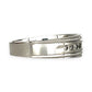 GOLD DEAL | 10ct (10K) White Gold Luminous Band with Diamond