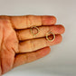 GOLD DEAL | 10K Gold MICHAEL HILL 13.9mm Dimple Hoop Earrings