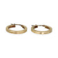 GOLD DEAL | 10ct (10K) Gold MICHAEL HILL 19.5mm Square Edge Hoop Earrings