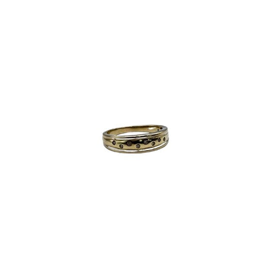 Timeless 9ct Gold Flush Set Diamond Band