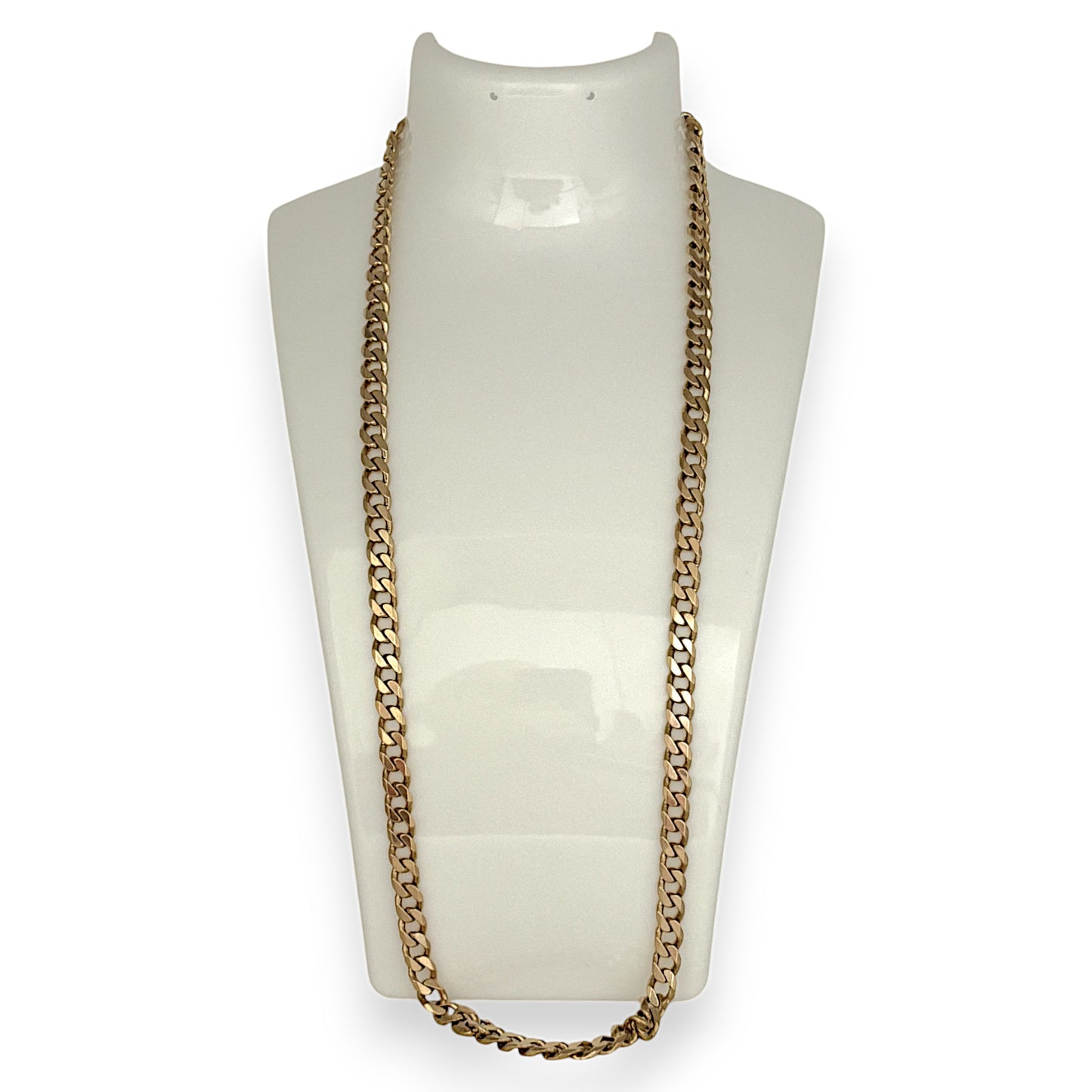 GOLD DEAL | 10ct (10K) Gold MICHAEL HILL 56cm Curb Chain Valuation $8,600