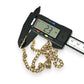 GOLD DEAL | 10ct (10K) Gold MICHAEL HILL 56cm Curb Chain Valuation $8,600