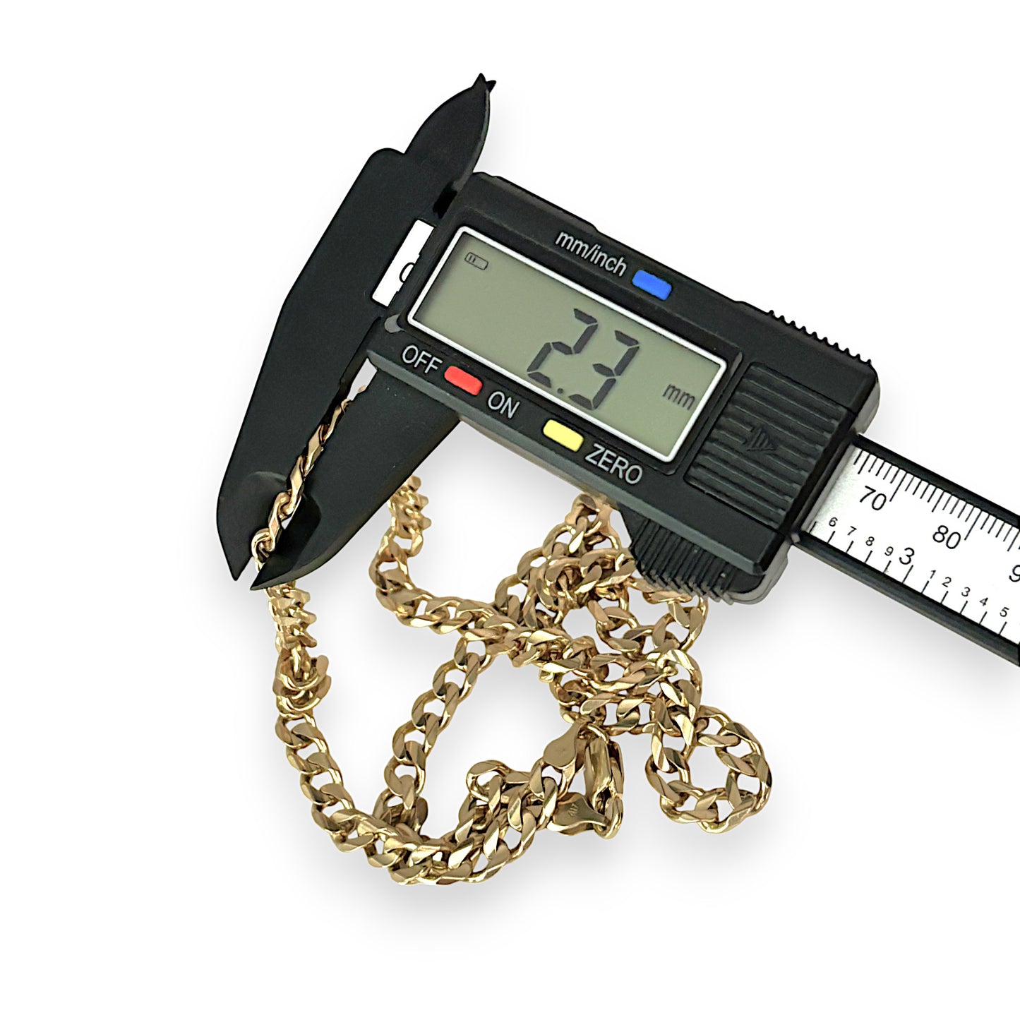 GOLD DEAL | 10ct (10K) Gold MICHAEL HILL 56cm Curb Chain Valuation $8,600