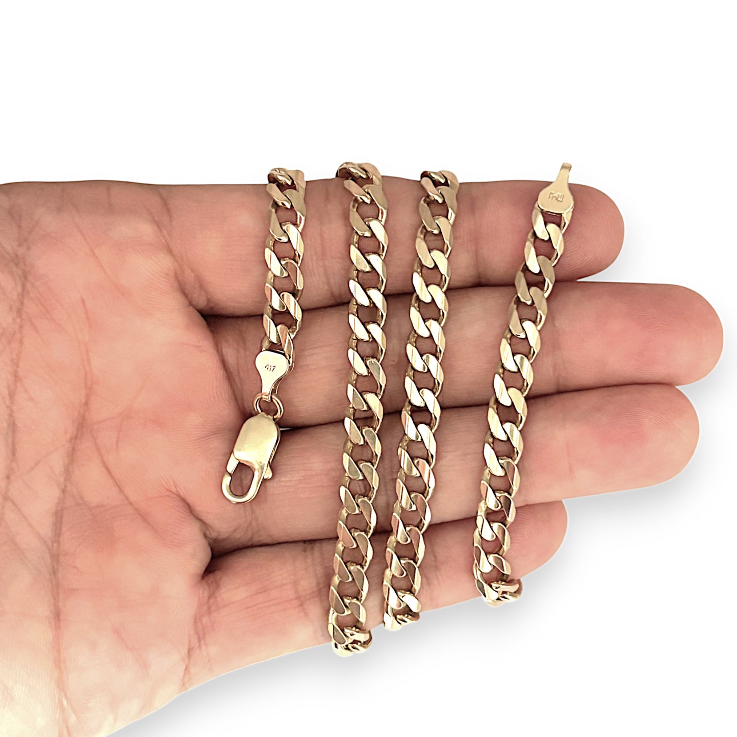 GOLD DEAL | 10ct (10K) Gold MICHAEL HILL 56cm Curb Chain Valuation $8,600