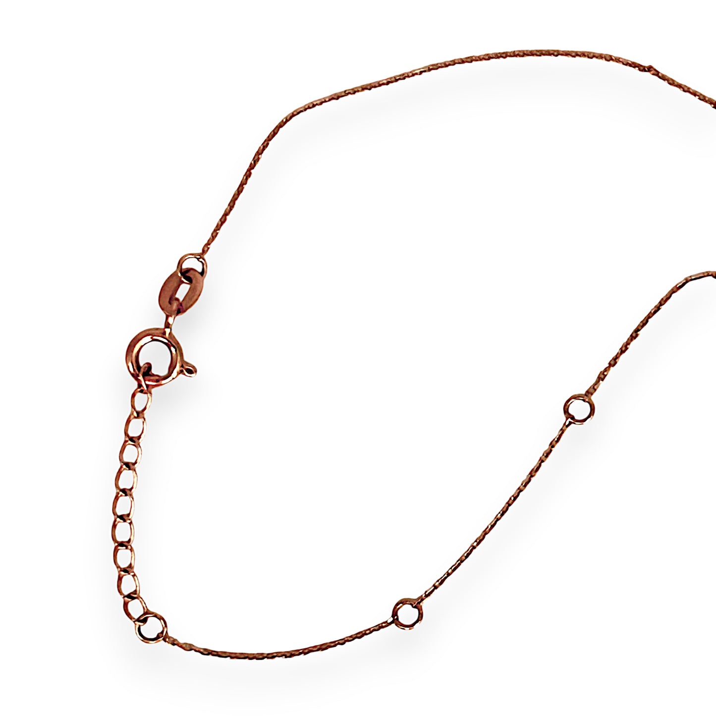 GOLD DEAL | 10ct (10K) AU Rose Gold 44cm Petal-Fine Thread Chain