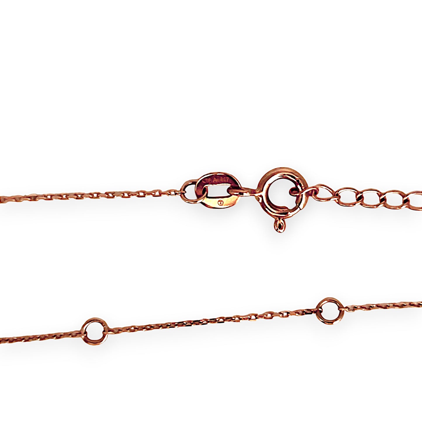 GOLD DEAL | 10ct (10K) AU Rose Gold 44cm Petal-Fine Thread Chain