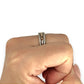 GOLD DEAL | 14ct (14K) Gold Y/W Na Hoku Nalini Ring with Diamonds Size N