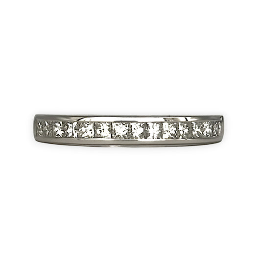 GOLD DEAL | 14ct (14K) White Gold Michael Hill Band with 1/2 Carat TW Diamonds