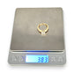 GOLD DEAL | 14ct (14K) Gold Ring Size O with Moissanite