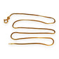 GOLD DEAL | 14ct (14K) Gold Soft Edge Chopin Chain Length 39cm