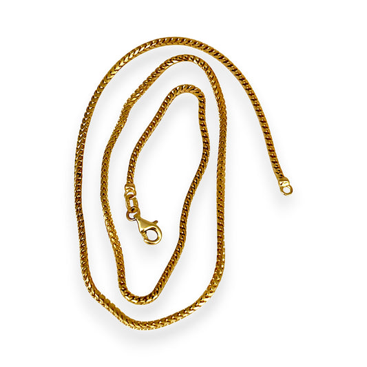 GOLD DEAL | 14ct (14K) Gold Bold Link Chopin Chain Length 45cm