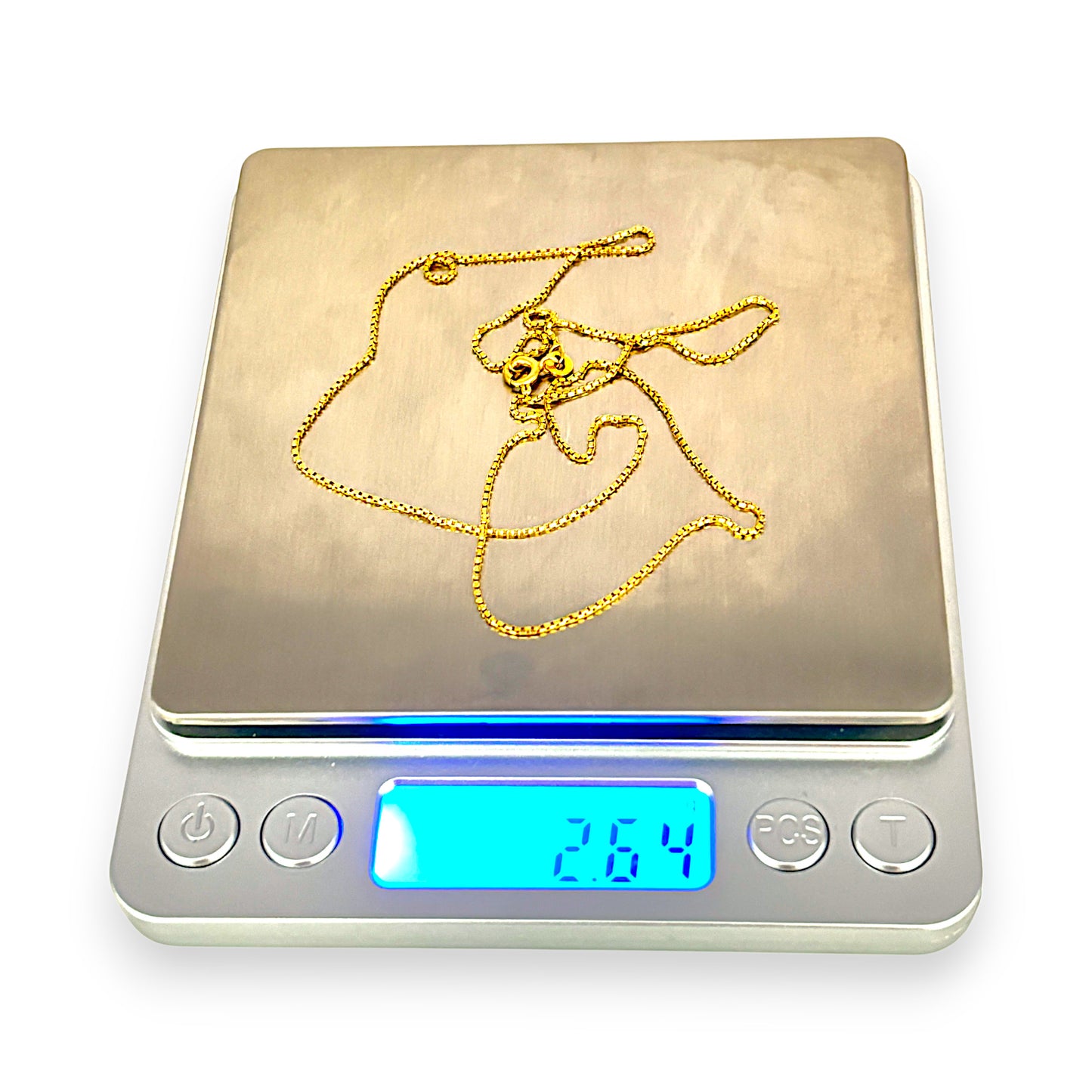 GOLD DEAL | 14K Gold Soft Edge Box Link Chain Length 50cm