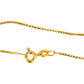 GOLD DEAL | 14K Gold Soft Edge Box Link Chain Length 50cm