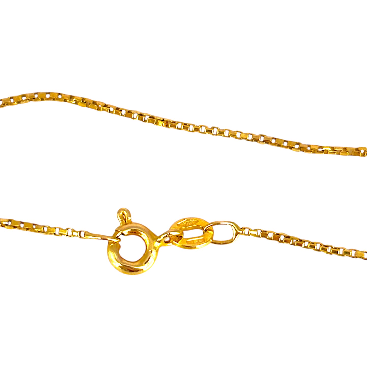 GOLD DEAL | 14K Gold Soft Edge Box Link Chain Length 50cm