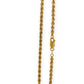 GOLD DEAL | 14ct (14K) Gold Twisted Rope Heavy Weight Chain Length 60cm