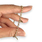 GOLD DEAL | 14K Gold Belcher Bracelet with 5 Charms Length 19cm