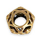 14K Gold Pandora Heart Spacer Charm with diamond. R # 825