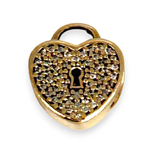 GOLD DEAL | 14K Gold Pandora Love Lock Charm
