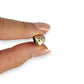 14K Gold Pandora Diamond Heart Solid Threaded Charm. R # 830