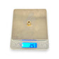 GOLD DEAL | 14K Gold Pandora Filigree Spherical Space Charm