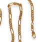 GOLD DEAL | 22K Gold Bold Figaro Chain Length 56cm