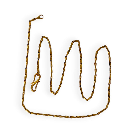 GOLD DEAL | 22K Gold Unique Interlock Link Chain Length 40cm