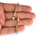 GOLD DEAL | 22K Gold Twisted Rope Bracelet Length 18cm