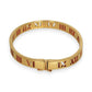 GOLD DEAL | 22K Gold Roman Oval Snap Bangle