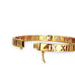 GOLD DEAL | 22K Gold Roman Oval Snap Bangle