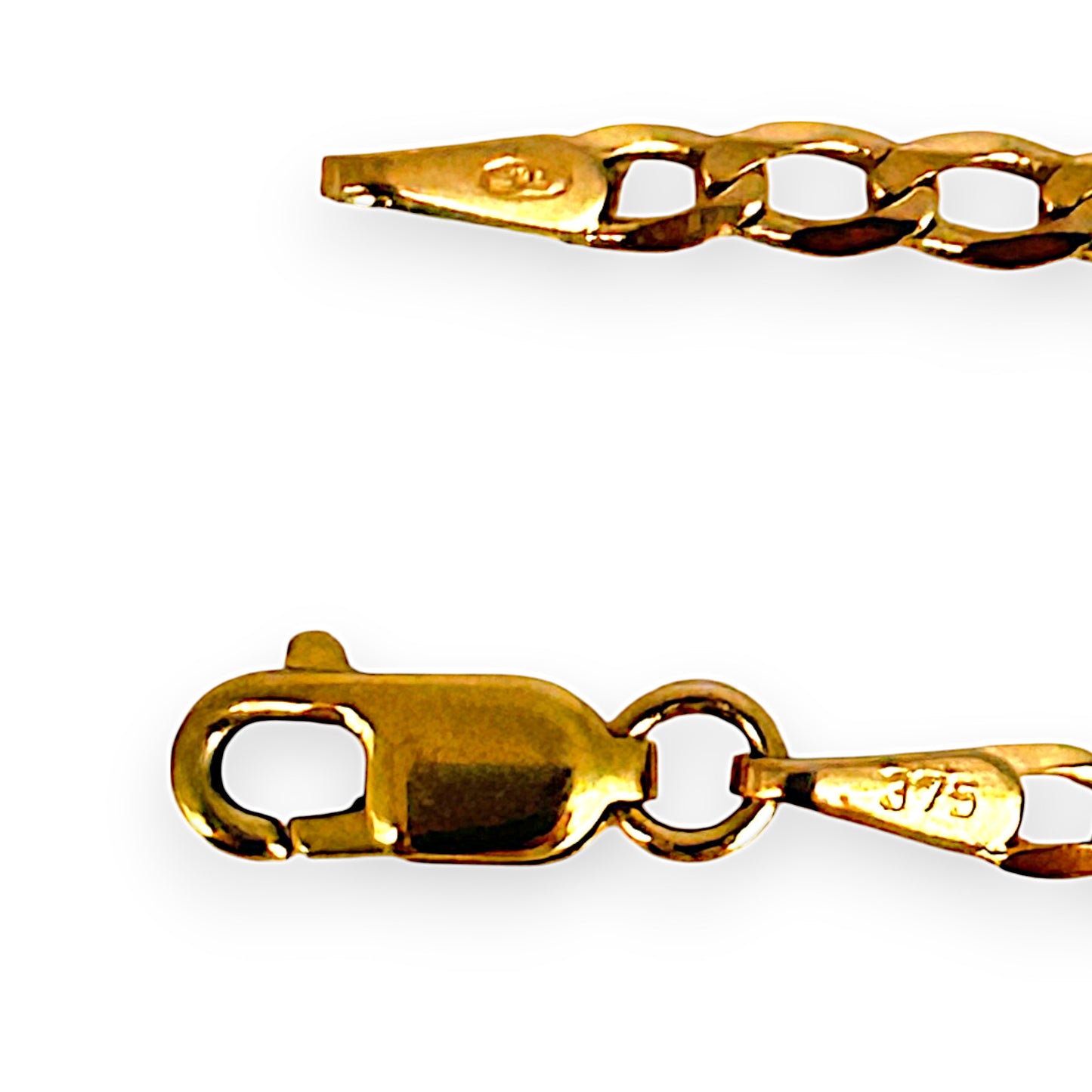 GOLD DEAL | 9ct (9K) Gold 60cm Flat Oval Link Chain Refurbished