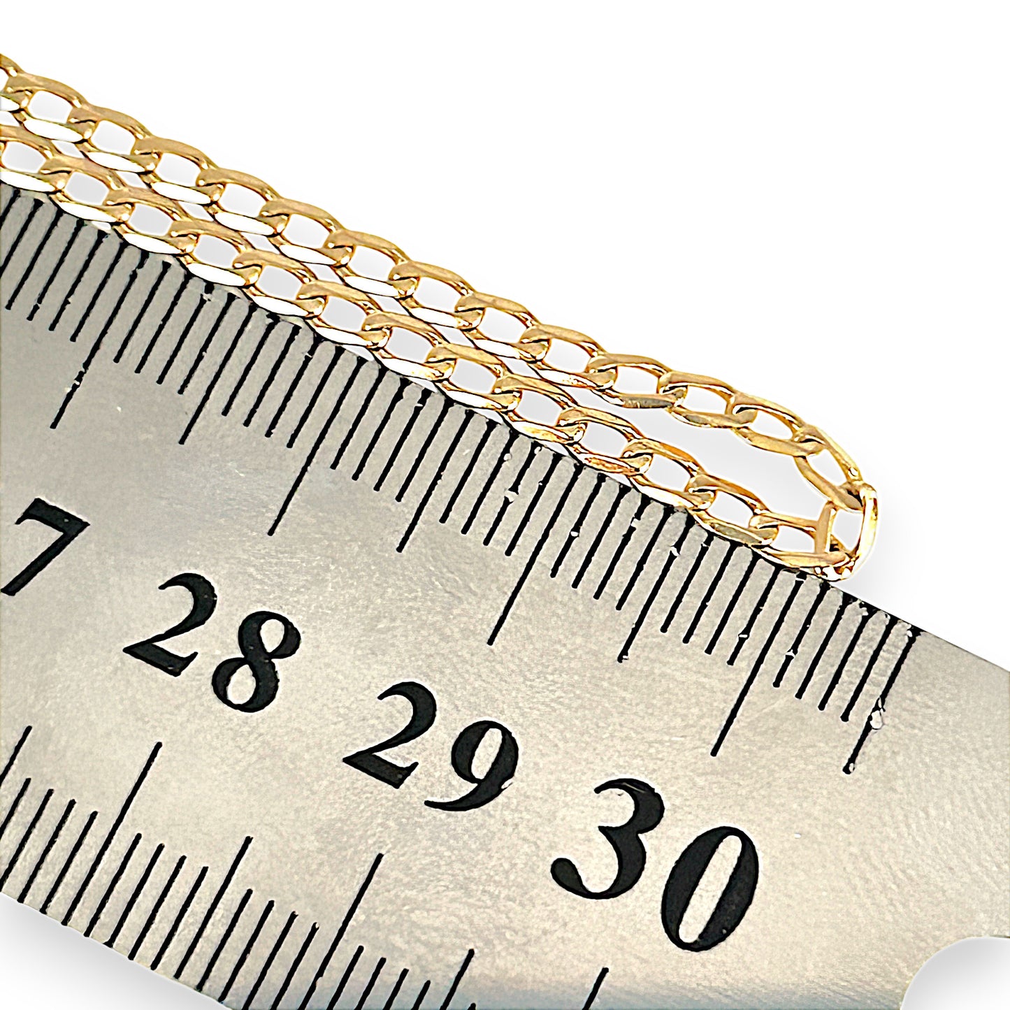 GOLD DEAL | 9ct (9K) Gold 60cm Flat Oval Link Chain Refurbished