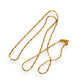 GOLD DEAL | 18ct (18K) Gold Pallini Bead Dot Dash Ball Chain Length 45cm