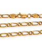 GOLD DEAL | 18ct (18K) Gold Refurbished 60cm Golden Echo Paperclip Figaro Chain