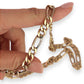 GOLD DEAL | 18ct (18K) Gold Bulky Figaro-Chain Length 55cm