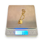 GOLD DEAL | 9K Gold Heart Padlock Belcher Bracelet Length 20cm
