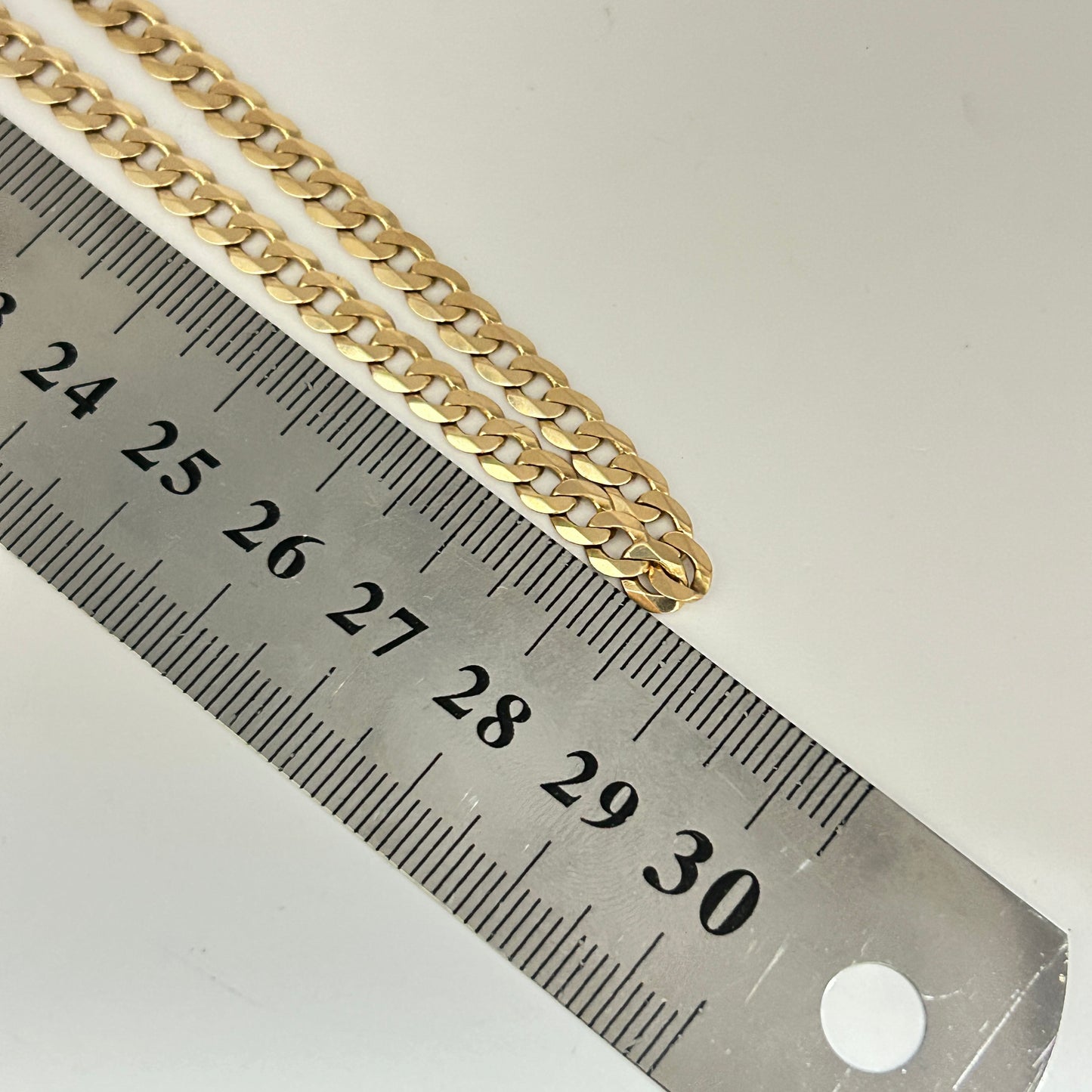 GOLD DEAL | 9ct (9K) Gold 57cm Linea Classic Curb Chain Refurbished