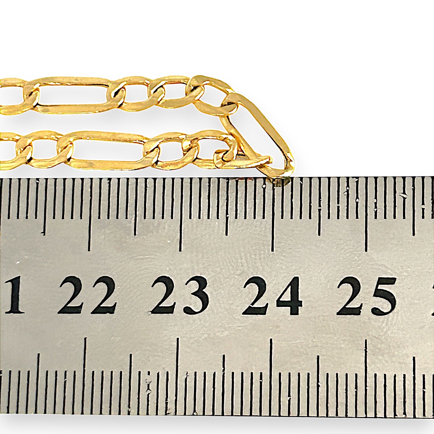 GOLD DEAL | 18ct (18K) Gold 48cm Soft Glide Figaro Chain Refurbished