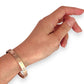 GOLD DEAL | 14K Rose Gold Oval Bangle Valuation $7,400