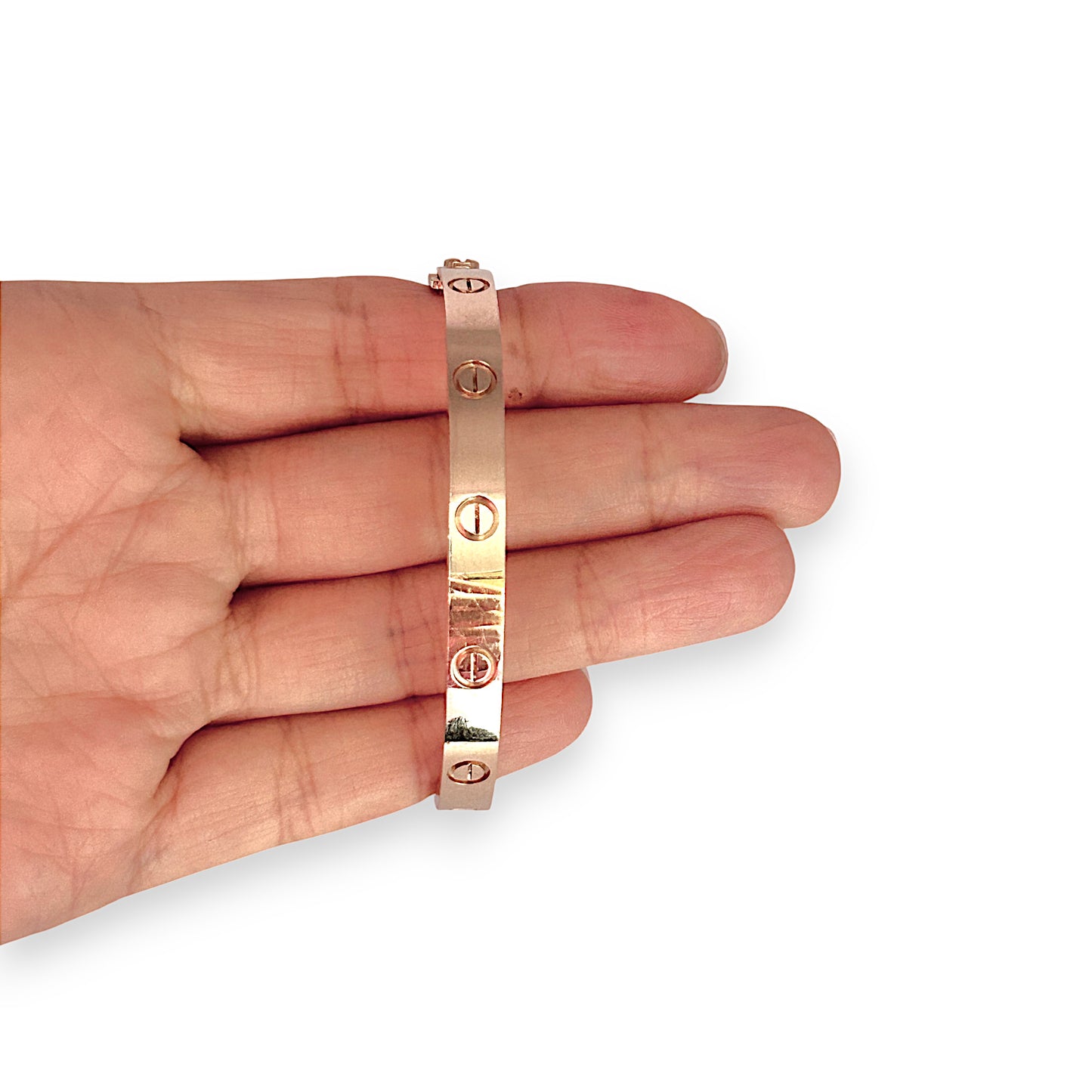 GOLD DEAL | 14K Rose Gold Oval Bangle Valuation $7,400