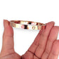GOLD DEAL | 14K Rose Gold Oval Bangle Valuation $7,400