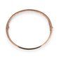 GOLD DEAL | 14K Rose Gold Oval Bangle Valuation $7,400