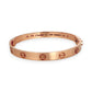 GOLD DEAL | 14K Rose Gold Oval Bangle Valuation $7,400